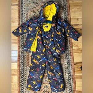 The Children's Place Matching Construction Coat & Snow Pants